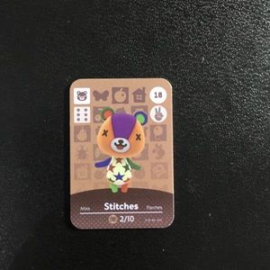 MINI Fanmade Animal Crossing Amiibo Card Stitches